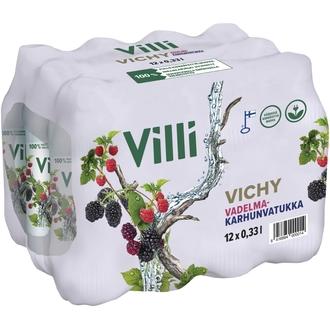 12 x Villi Vichy vadelma-karhunvatukka 0,33 l