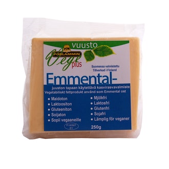 Vege plus Emmental kasvisrasvavalmiste 250g