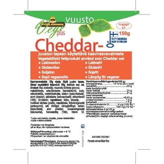 Porlammin vege plus viipaleet 150g cheddar