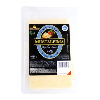 Porlammin Mustaleima emmentalviipaleet 150g