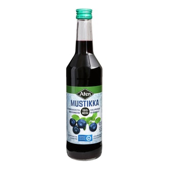 Aten kylmäpuristettu mustikkatäysmehu 0,5l sokeroimaton
