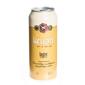 Keisari Lager olut 4,5% 0,5l tölkki