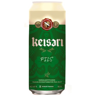 Keisari Pils olut 4,5% 0,5l