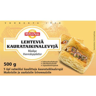 Myllyn Paras kauralehtitaikina 500g pakaste