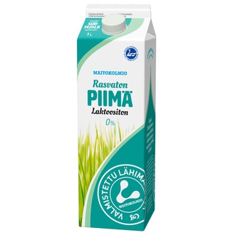 Maitokolmio laktoositon rasvaton piimä 1l