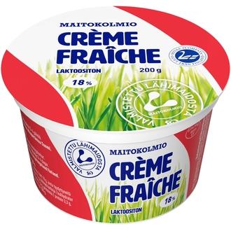 Maitokolmio laktoositon créme fraîche 200g