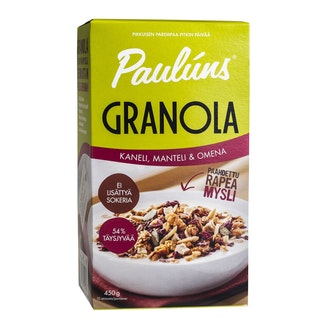 Paulúns kaneli, manteli ja omena granola muromysli 450g