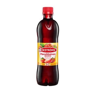 Ekströms mansikkainen sekamehutiiviste 0,5l