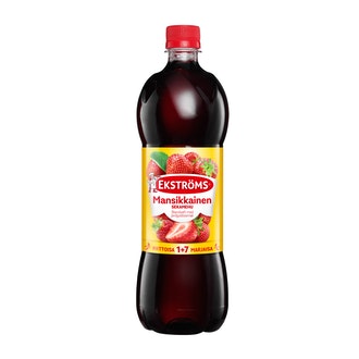 Ekströms mansikkainen sekamehutiiviste 0,95l