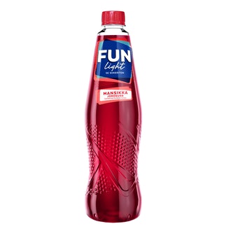 FUN Light juomatiiviste 1l mansikka sokeriton