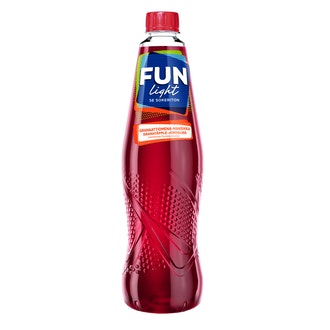 FUN Light juomatiiviste 0,5l granaattiomena-mansikka