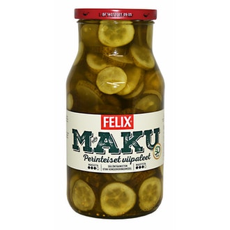 Felix Maku viipaloituja kurkkuja mausteliemessä 1200/690g