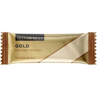 Kultasuklaa Gold Caramel Nougat suklaapatukka 38g
