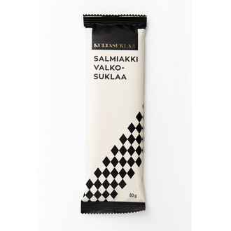 Kultasuklaa Salmiakki suklaalevy 80g