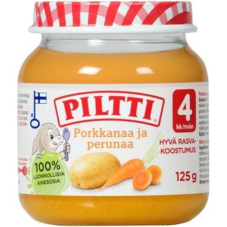 Piltti 125g Porkkanaa ja perunaa lastenateria 4kk