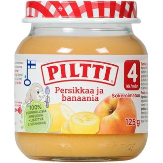 Piltti 125g Omenaa, banaania ja persikkaa 4kk