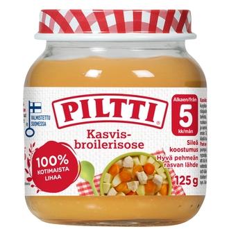PILTTI 125g Kasviksia ja broileria 5kk