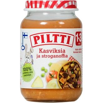 Piltti 200g Kasviksia ja stroganoffia lastenateria 1-3v