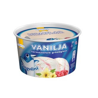 Pingviini vanilja pikari 65g hyla