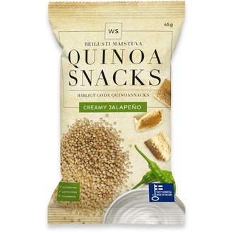 WS quinoa snacks 45g creamy jalapeno