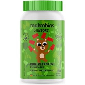 Makrobios Juniori Monivitamiini Pehmonalle 60 Kpl 120G