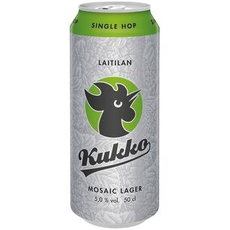 Laitilan Kukko Mosaic Lager 5,0% 0,5L single hop olut