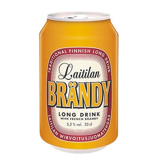 Laitilan Brändy 5,5% 0,33L long drink with French brandy