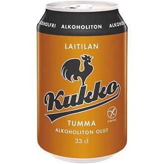 Laitilan Kukko Tumma Alkoholiton 0,33L lagerolut