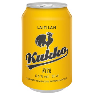 Laitilan Kukko Vahva Pils 5,5% 0,33L olut
