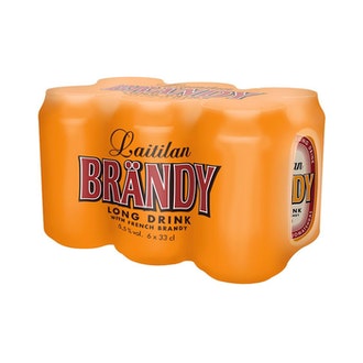 Laitilan Brändy long drink 5,5% 0,33l 6-pack