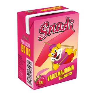 Snadi vadelmajuoma 2dl