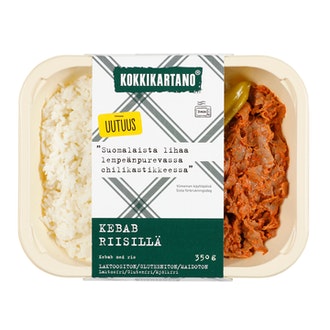 Kokkikartano Kebab riisillä 350g
