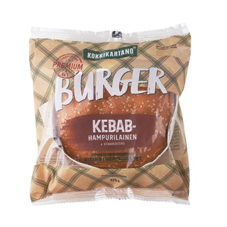 Kokkikartano Kebabhampurilainen 175g