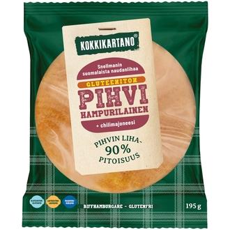 Kokkikartano Pihvihampurilainen gluteeniton 195g