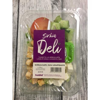 Sirkiä Deli kana-salaattijuusto salaatti 320g