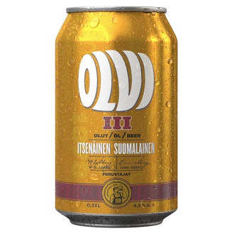 Olvi III olut 4,5% 0,33l