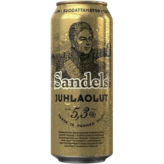 Sandels Juhlaolut Suodattamaton 5,3 % 0,5 l tlk