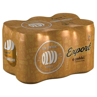 Olvi export 5,2% 0,33l 6-pack