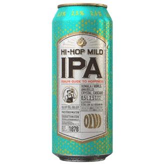 OLVI Hi-Hop Mild IPA 2,5% olut 0,5 l tlk