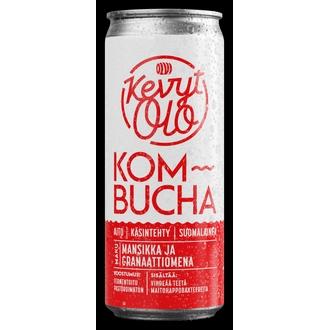 KevytOlo Kombucha Mansikka-Granaattiomena 0,33 l fit tlk