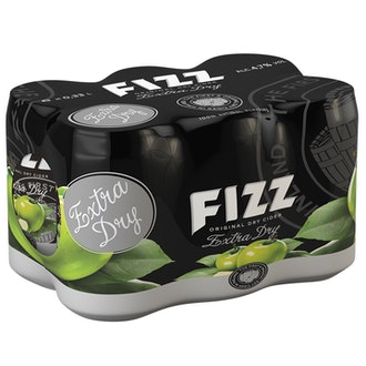 6 x Fizz Extra Dry siideri 4,7% 0,33 l tlk kutiste