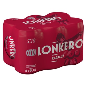 6 x OLVI Karpalolonkero 4,7% 0,33 l tlk