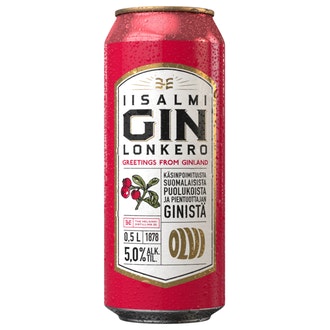 Olvi Iisalmi Puolukka GIN 5,0% 0,5l