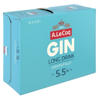 A.Le Coq GIN 5,5% 0,33l 12-pack