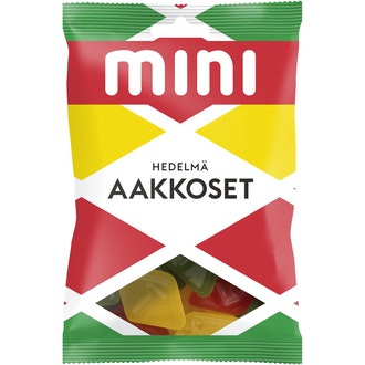 Aakkoset 120g hedelmämakeisia