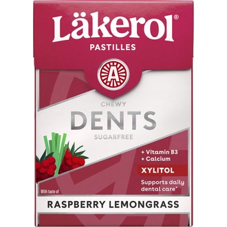 Läkerol dents ksylitolipastilli raspberry lemongrass 85g
