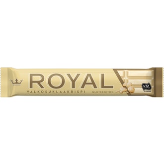Royal valkosuklaakrispi 42g UTZ