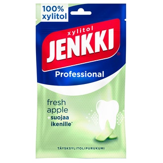 Jenkki Professional Fresh Apple täysksylitolipurukumi 80g