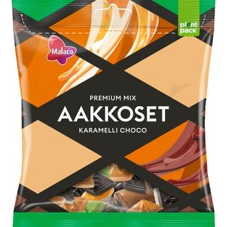 Malaco Aakkoset  Karamelli Choco makeissekoitus 290g