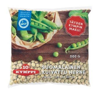 Kymppi Suomalainen kuivattu herne 500g